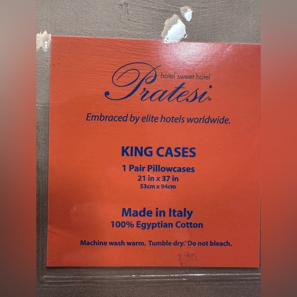 Pratesi Hotel Sweet Hotel Taupe Pillowcase - Picture 4 of 7